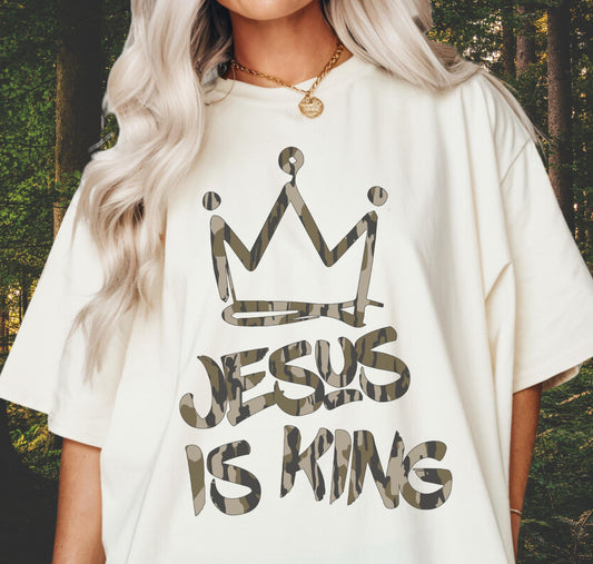 Jesus is king camo
