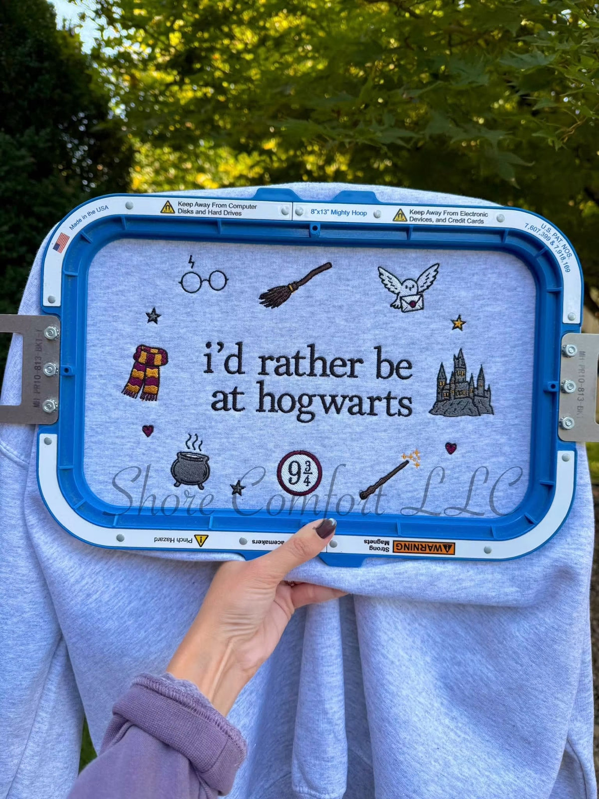 I’d Rather Be … Embroidered