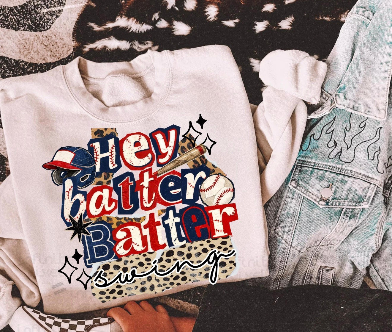 Hey batter leopard