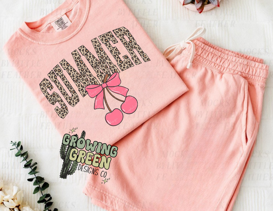 Summer Cherry Short Set