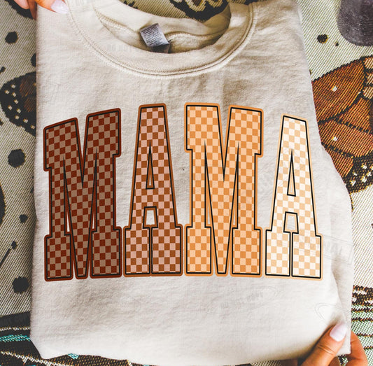 Mama Checkered Neutrals
