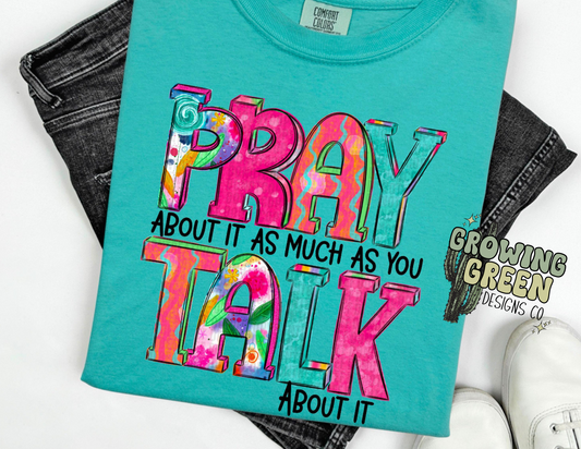 Pray About It Watercolor