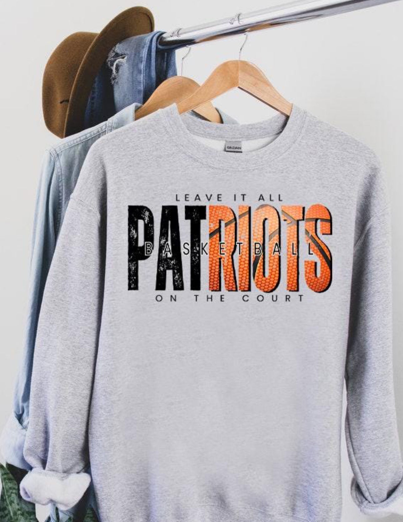 Basketball Leave It All On Court- ANY MASCOT