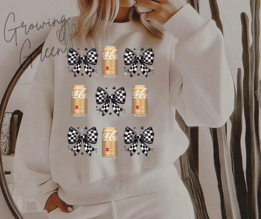 Vanilla Coke Checkered Coquette