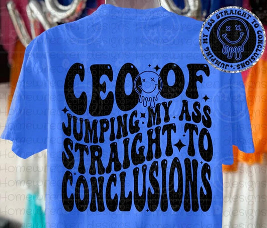 CEO of jumping to conclusions