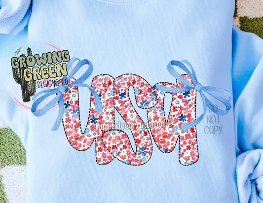 USA Floral Coquette
