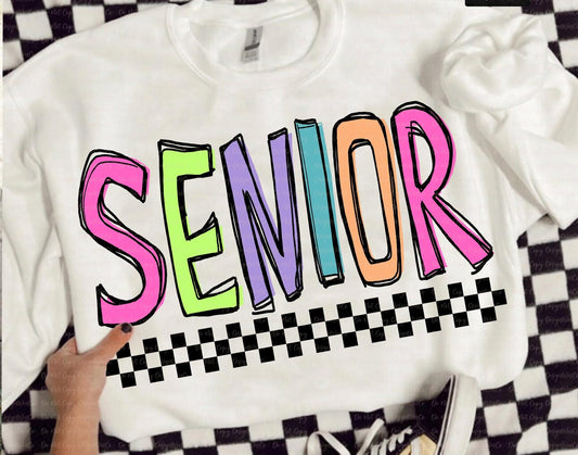Preppy Senior Checkered