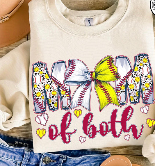 Mom of Both Baseball Softball