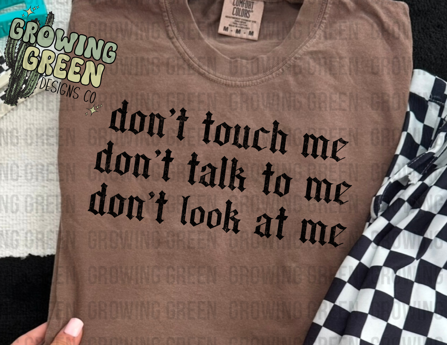 Don’t touch don’t talk don’t look