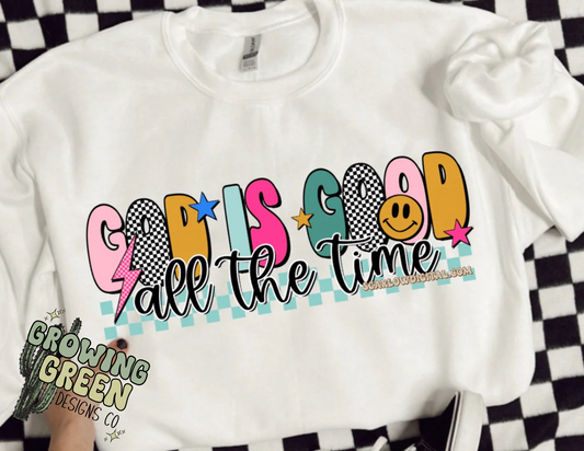 God Is Good All The Time Retro