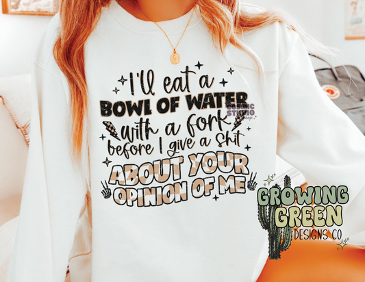 Bowl of Water