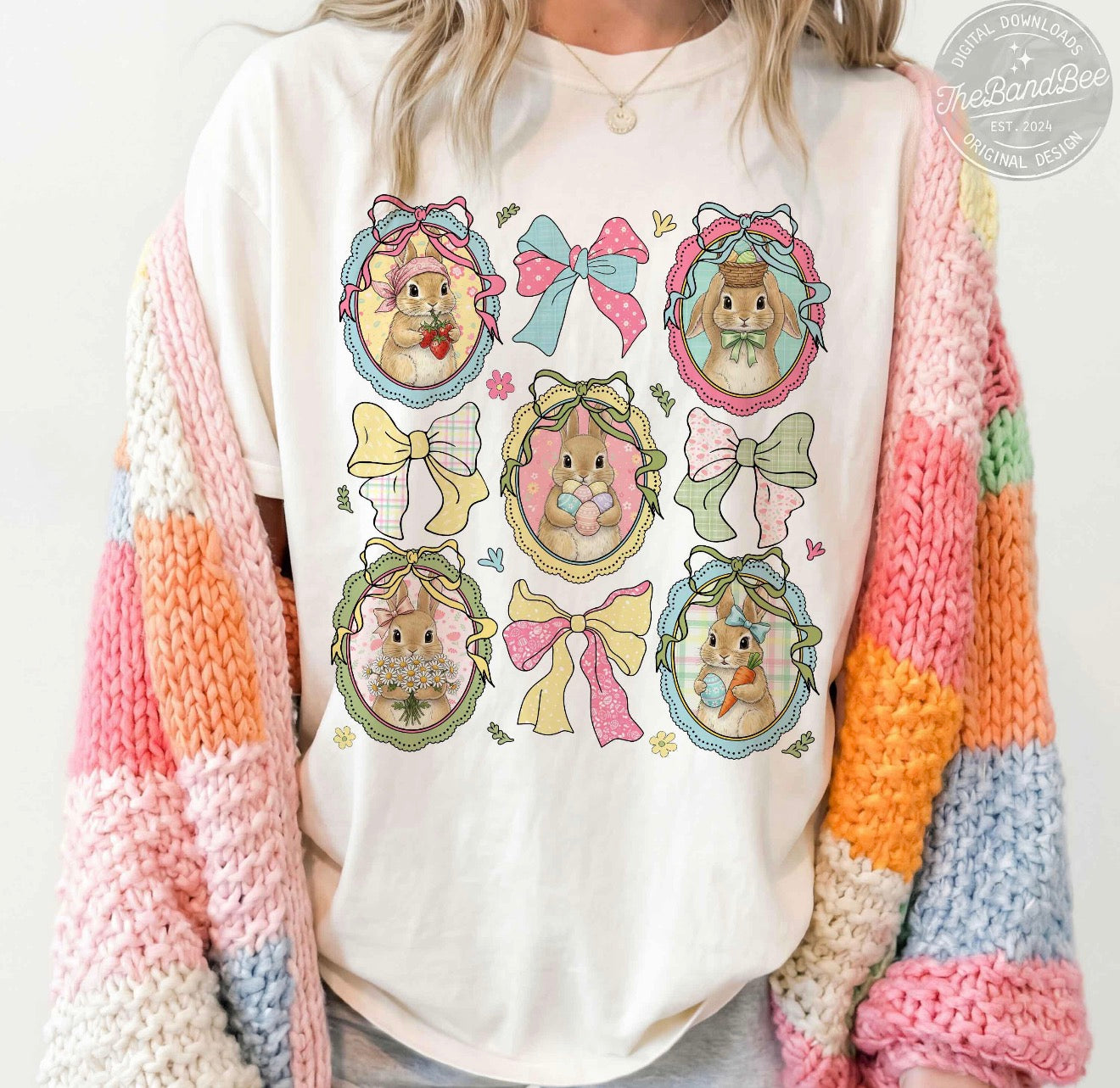 Vintage Bunny Collage