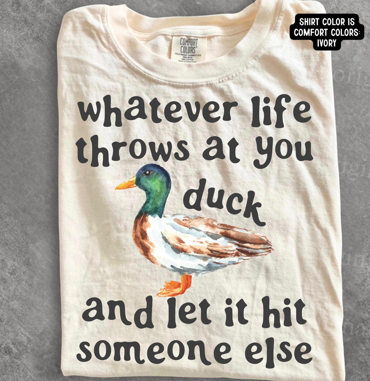 Duck and Let It Hit Someone Else