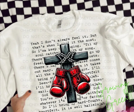Hard Fought Hallelujah Cross