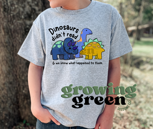 Dinosaurs didn’t read Blue