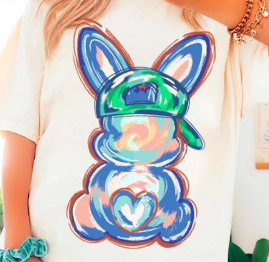 Blue Bunny with Cap