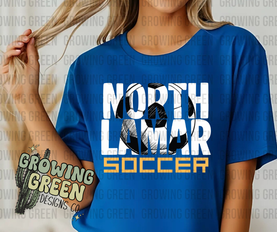 Distressed Spirit Soccer - ANY SCHOOL