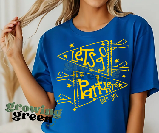 Let's Go Flag Mascot - ANY MASCOT