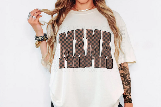 Mama Brown Checkered