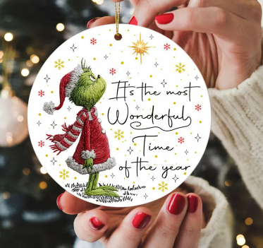 It's The Most Wonderful Time of the Year Character Ornament