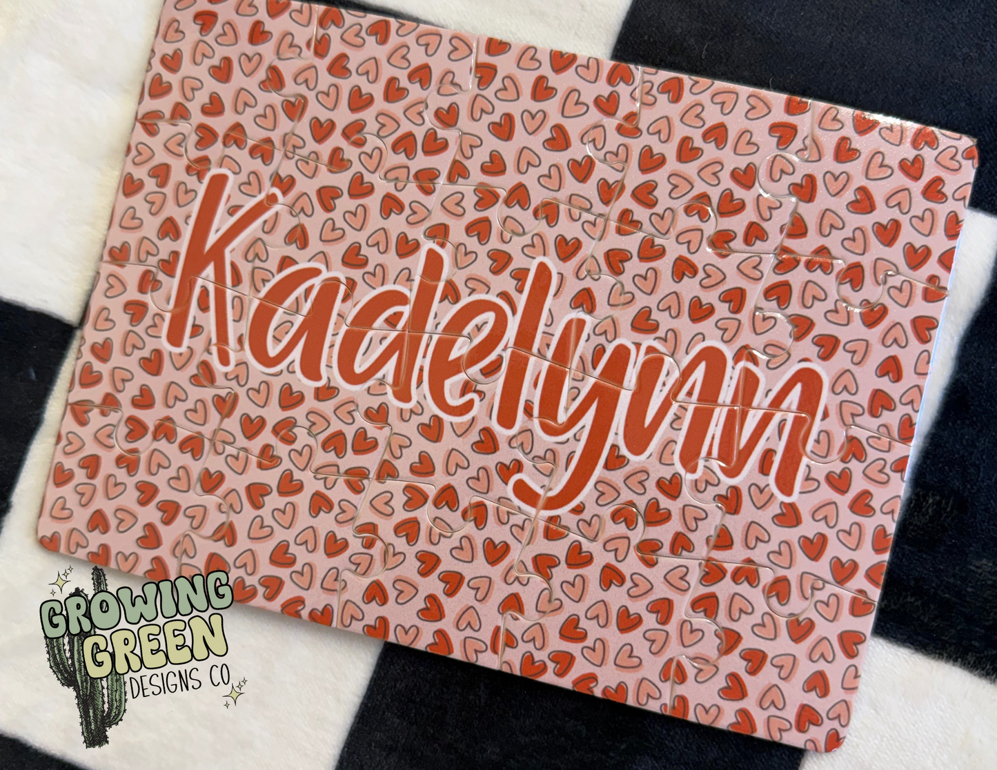 Personalized Valentine Puzzle