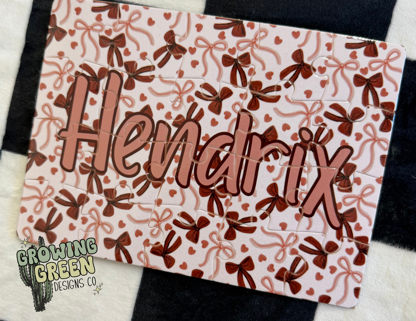 Personalized Valentine Puzzle