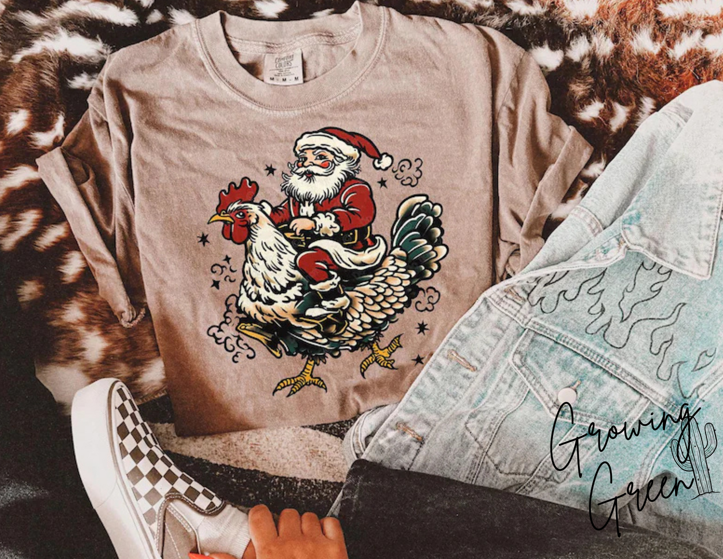 Santa Ridin' Chicken