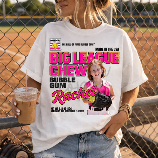 Big League Chew Softball Photo Custom