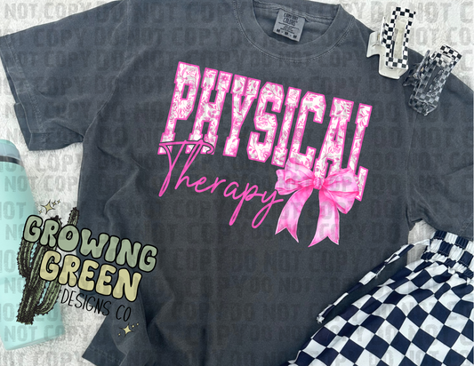 Physical Therapy Pink Floral
