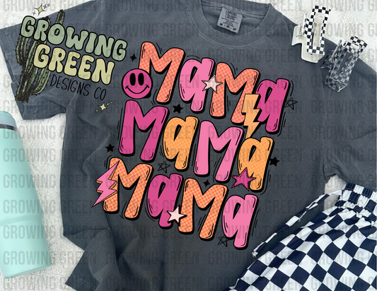 Mama Retro Stacked