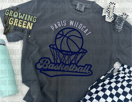 School Basketball Net Spirit - ANY SCHOOL/MASCOT