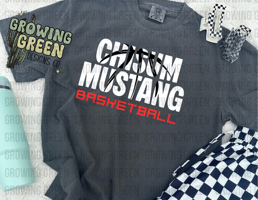 Distressed Spirit Basketball - ANY SCHOOL