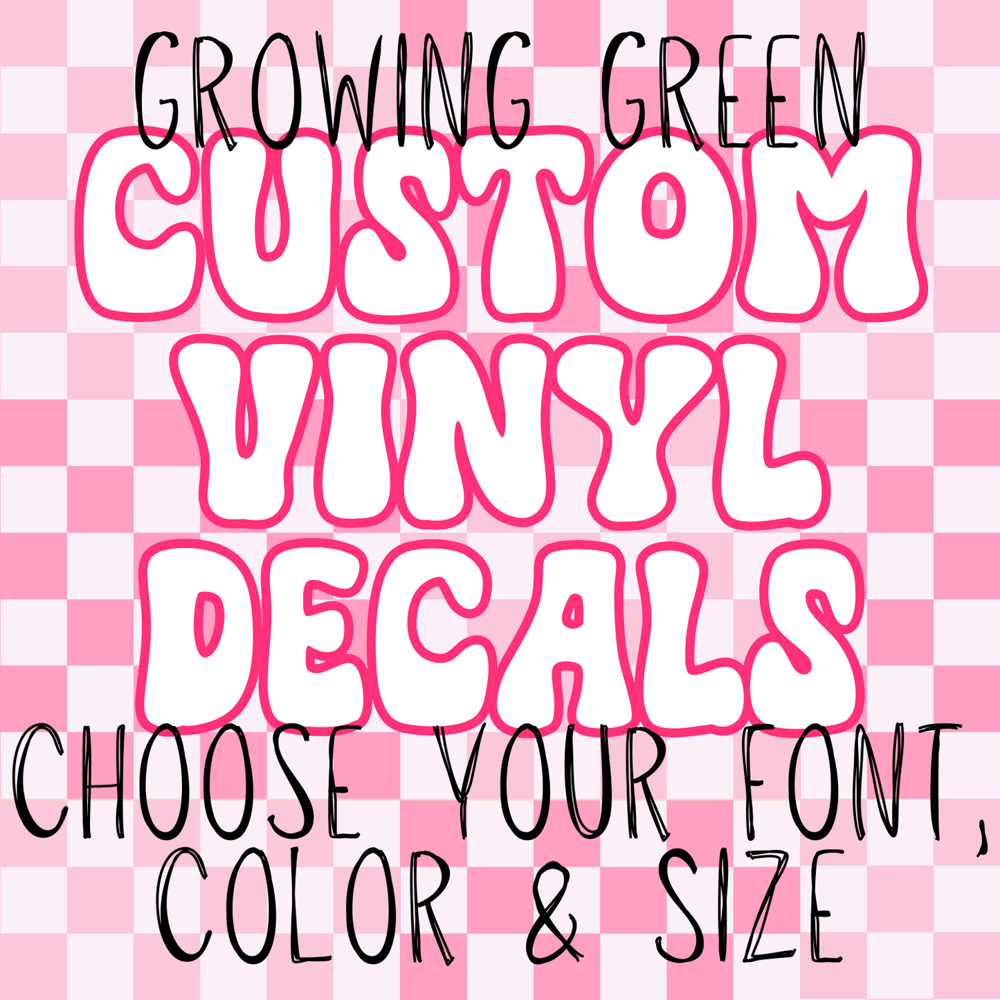 Custom Vinyl Decals