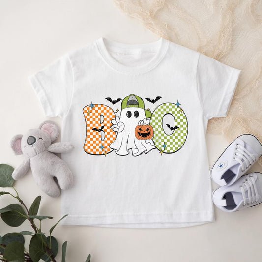 Boo Checkered Green