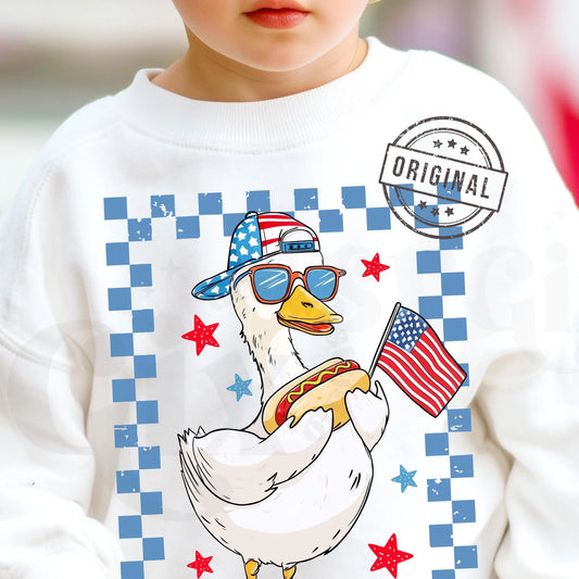 Patriotic Goose Baseball Cap