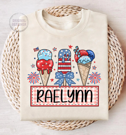 Patriotic Ice Cream - CUSTOM