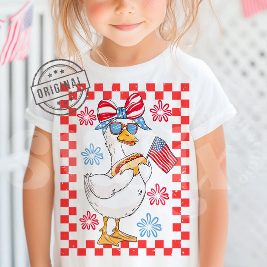 Patriotic Goose Bow