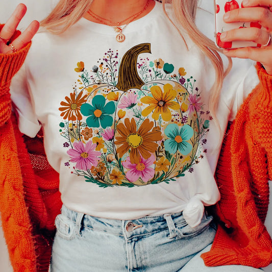 Floral Pumpkin