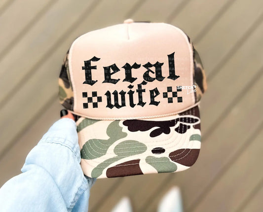 Feral Wife Club Trucker Hat