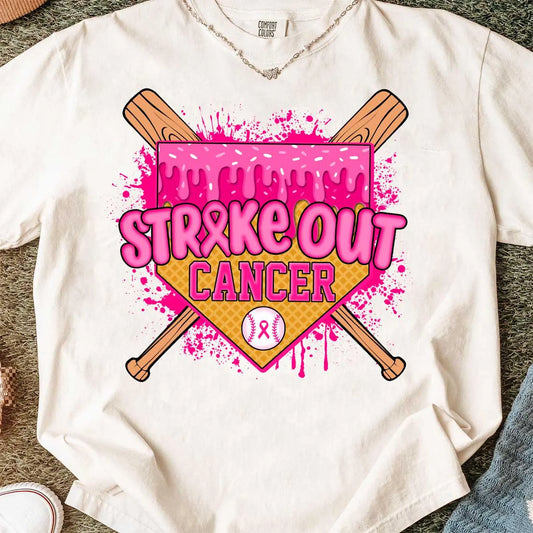 Strike Out Cancer Baseball