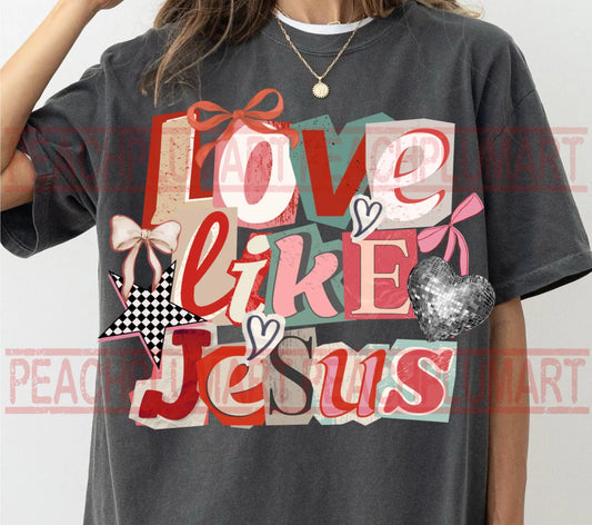 Love Like Jesus Retro Clippings