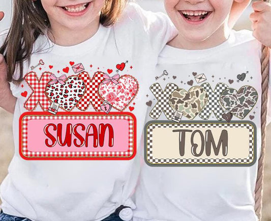 Personalized Valentine XOXO - CUSTOM