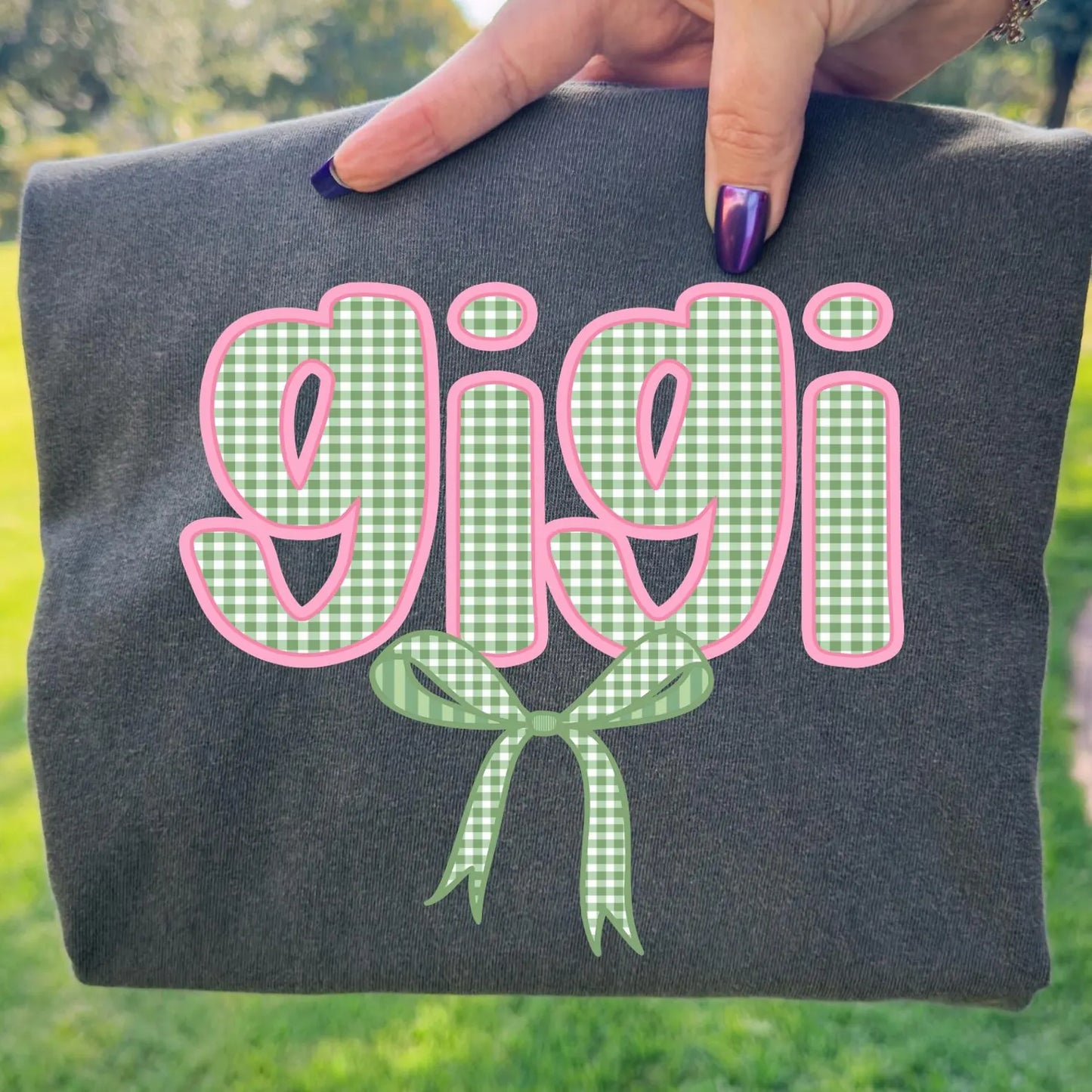 Mama/Mimi/Nana/Gigi Gingham Spring