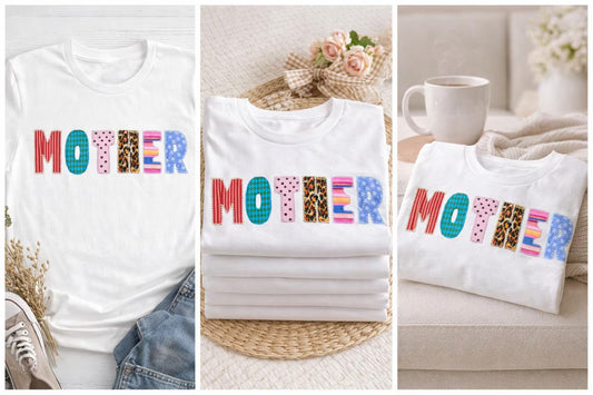 Mother Trendy Faux Patchwork