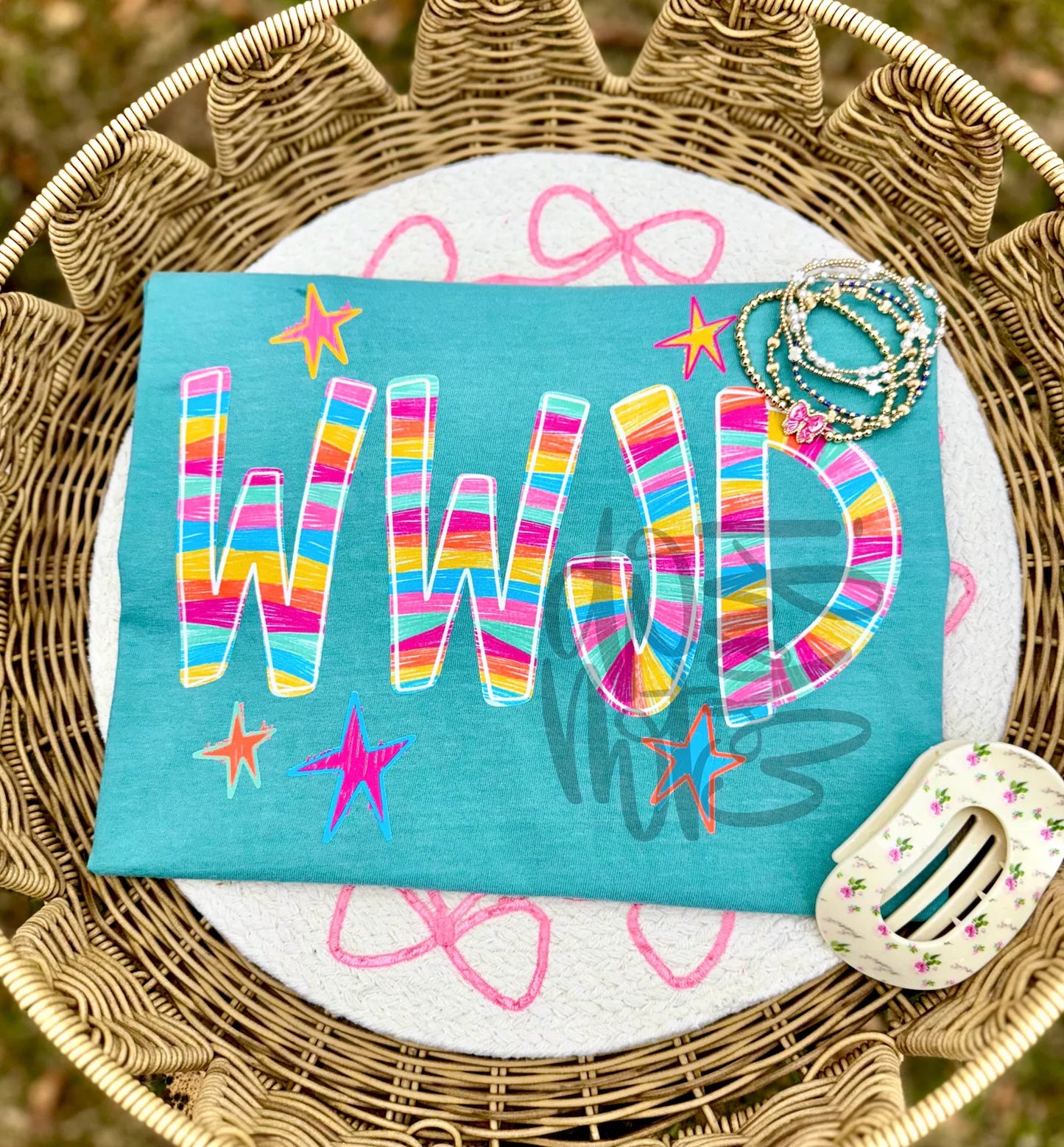 WWJD Preppy Colorful