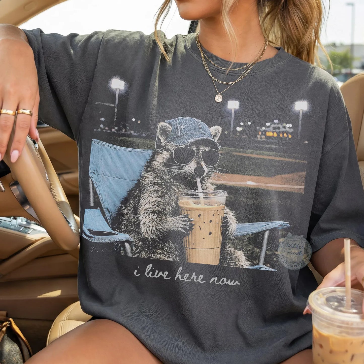Funny Racoon Coffee