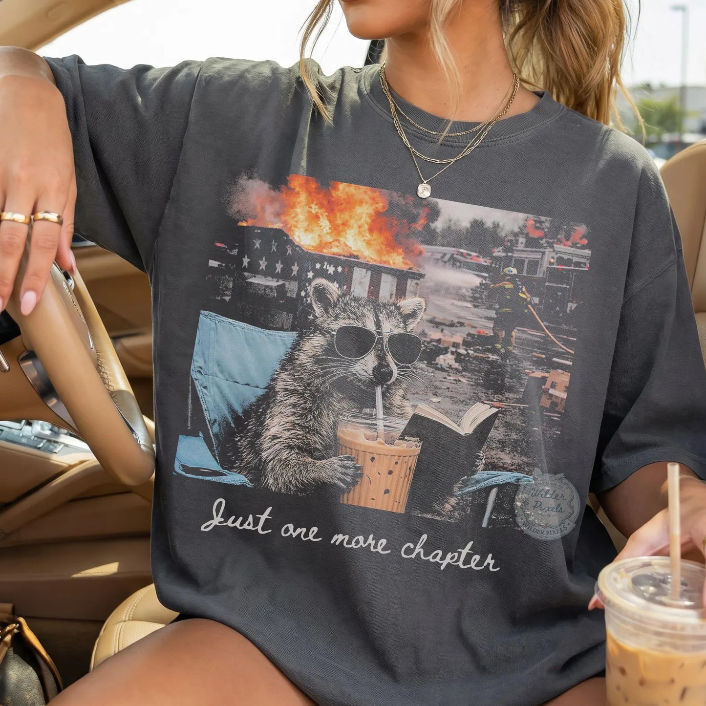 Funny Racoon Coffee