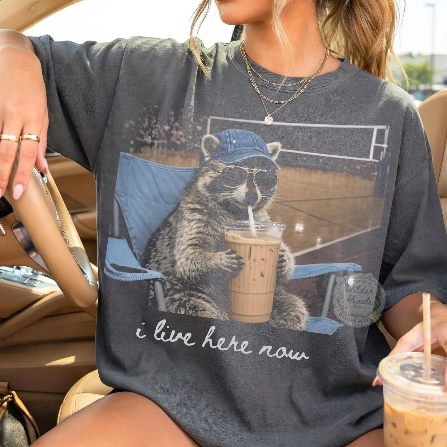 Funny Racoon Coffee