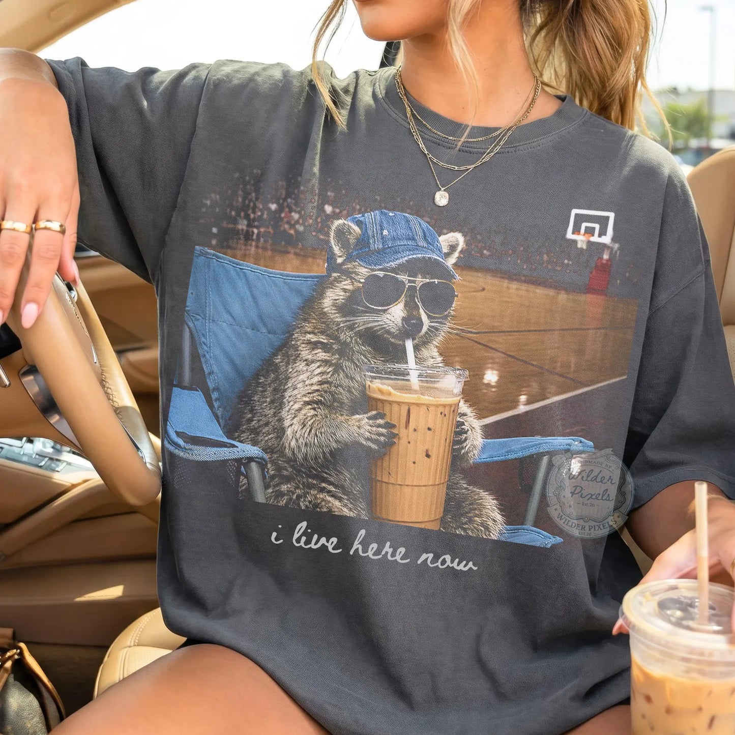 Funny Racoon Coffee