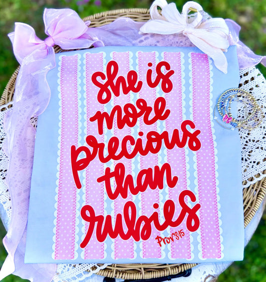 She is more precious than rubies